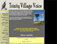 Tablet Screenshot of gotrinityvillage.com